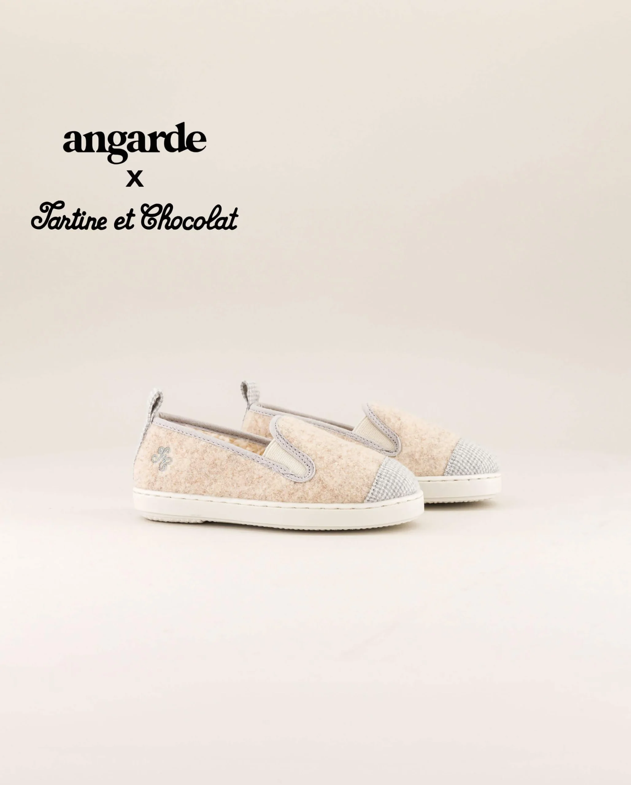 Chausson enfant Bruson, collab' x Tartine et Chocolat carreaux – Image 2