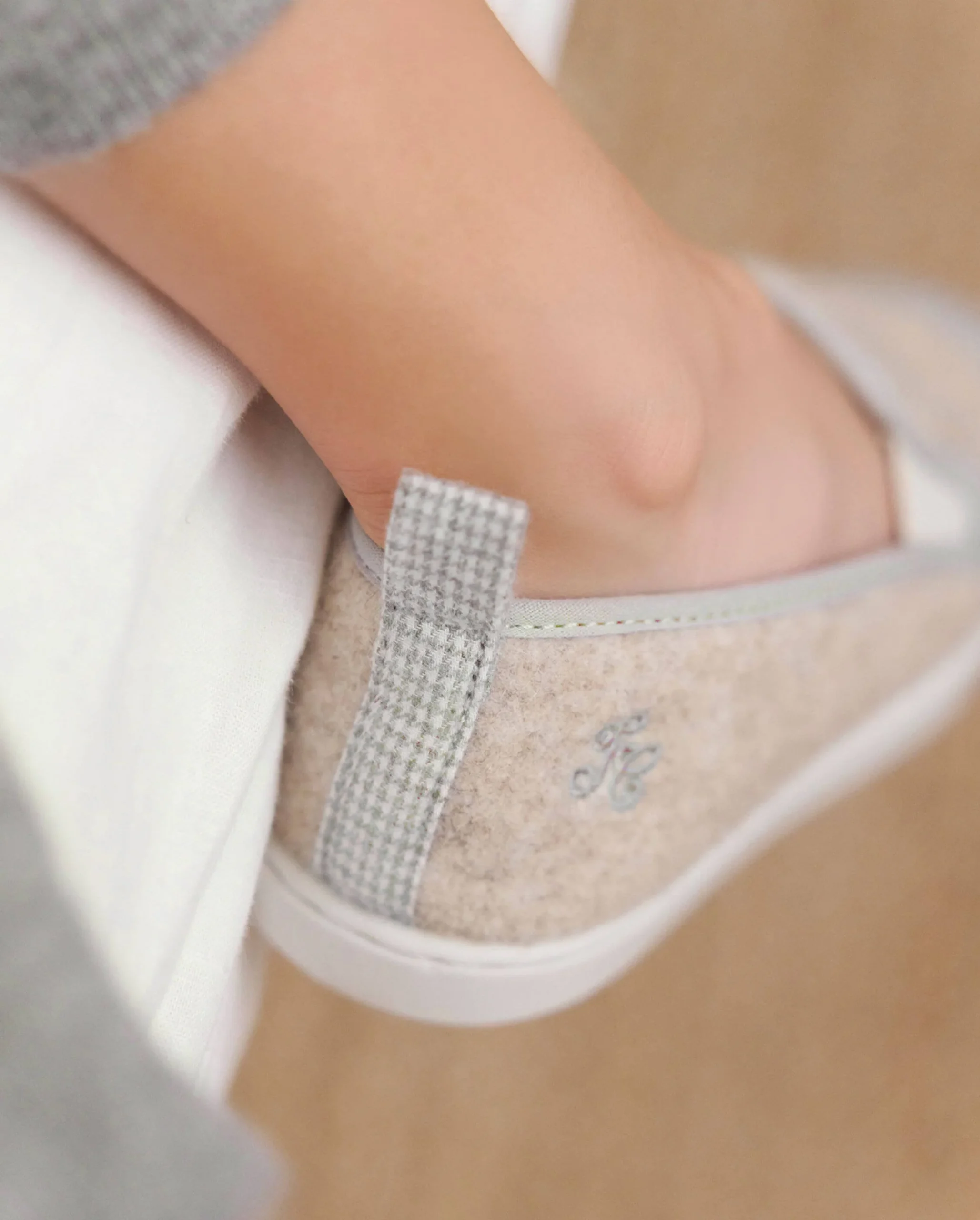 Chausson enfant Bruson, collab' x Tartine et Chocolat carreaux – Image 7