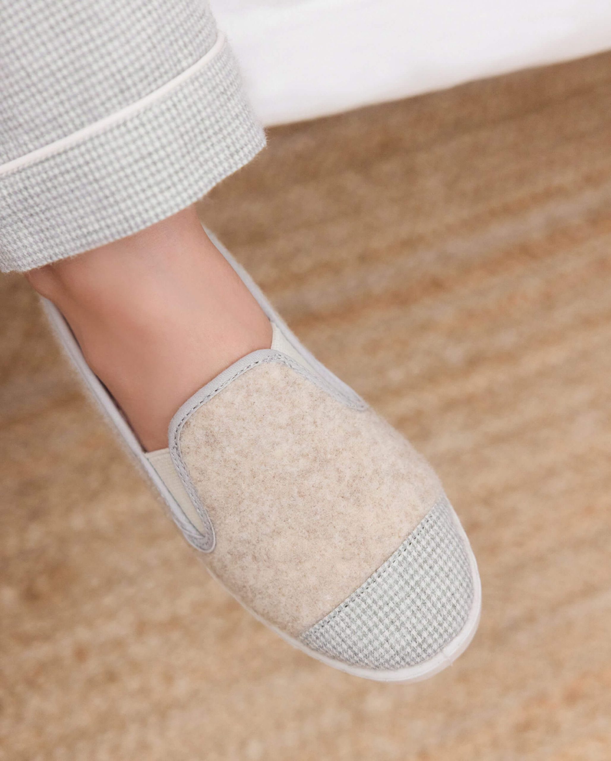 Chausson enfant Bruson, collab' x Tartine et Chocolat carreaux – Image 5