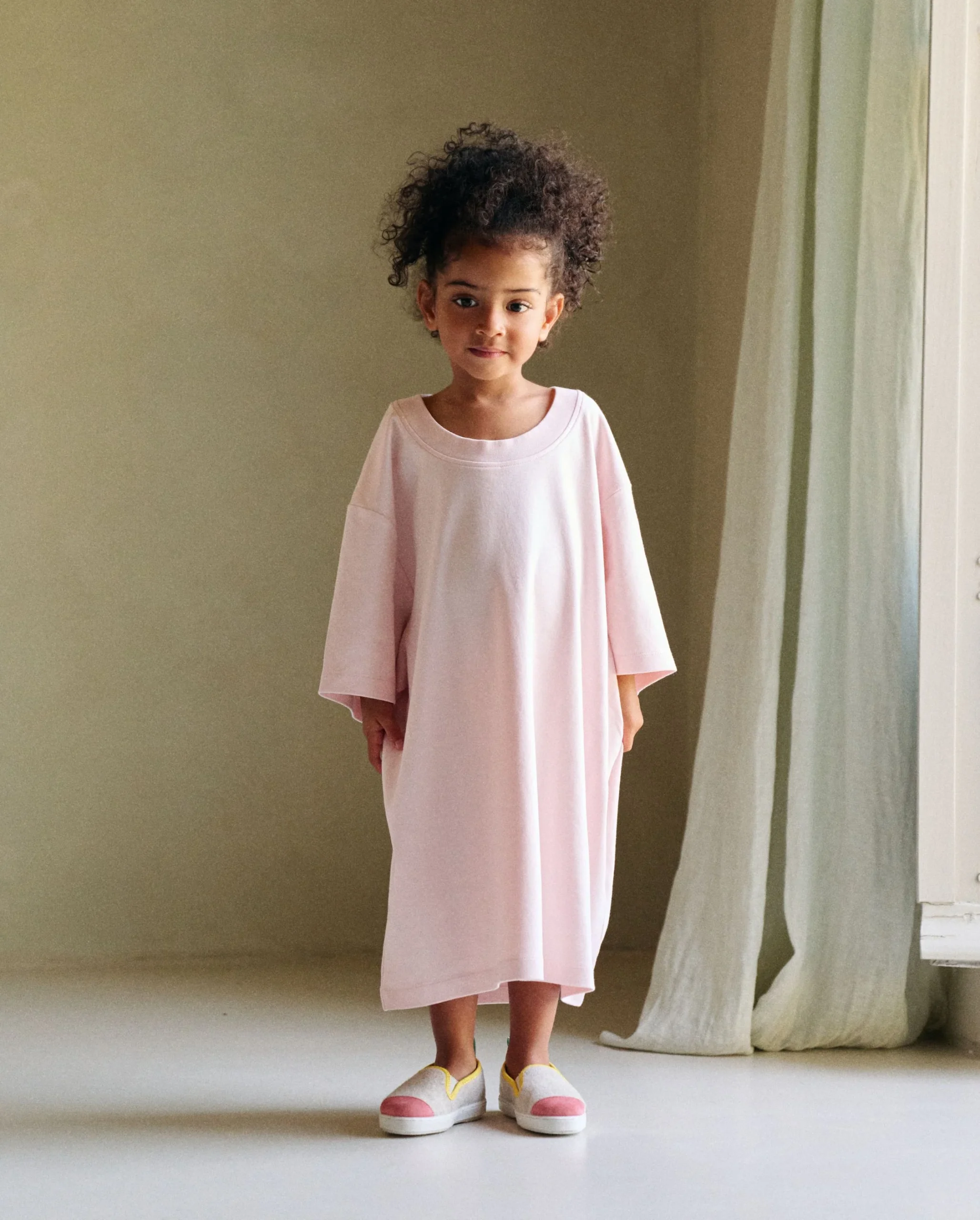 Duo chaussons laine enfant, play beige / marine – Image 8