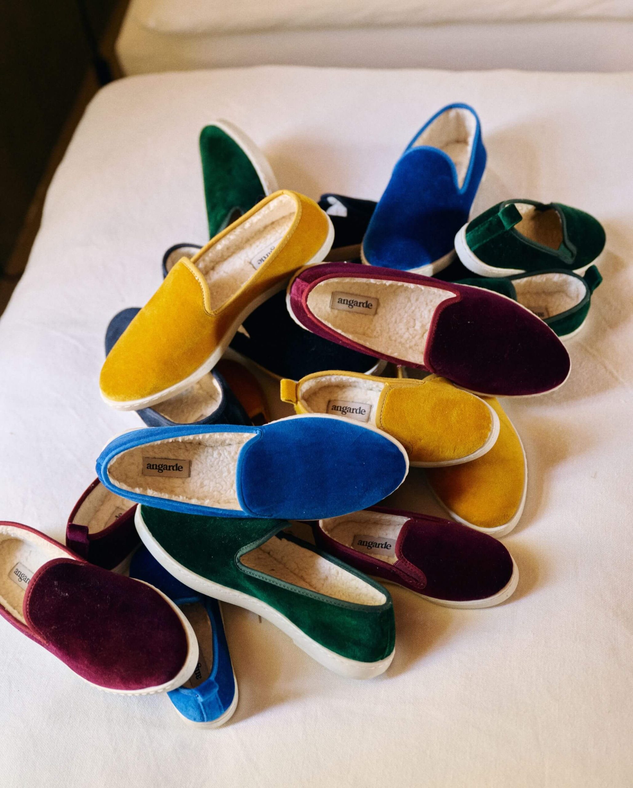 Chausson homme Bruson, velours bordeaux – Image 8